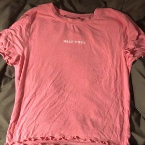 “Breast Friends” Ribbed Crop Top